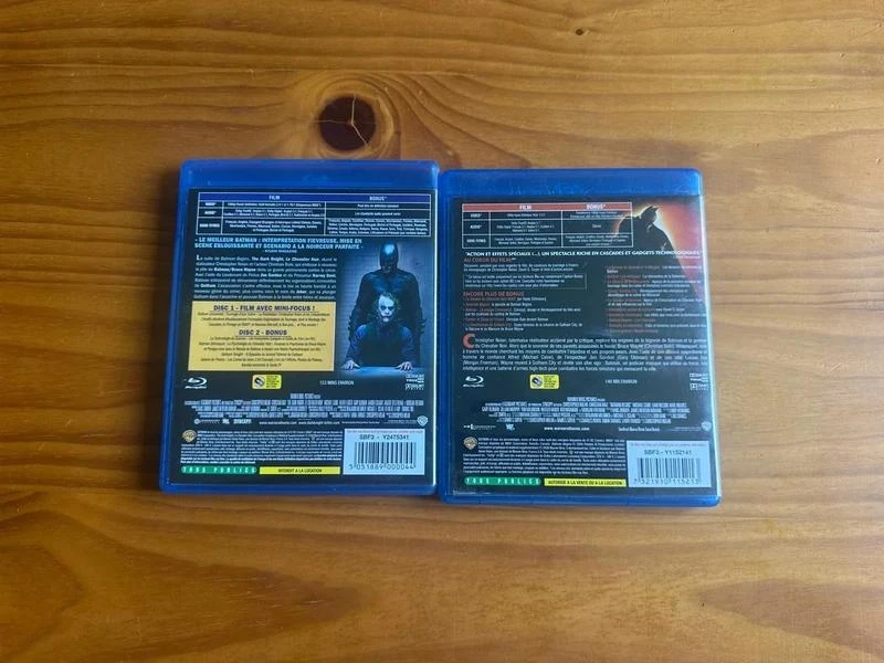 lote Blu-ray Batman Begins + El Caballero Oscuro – photo 4